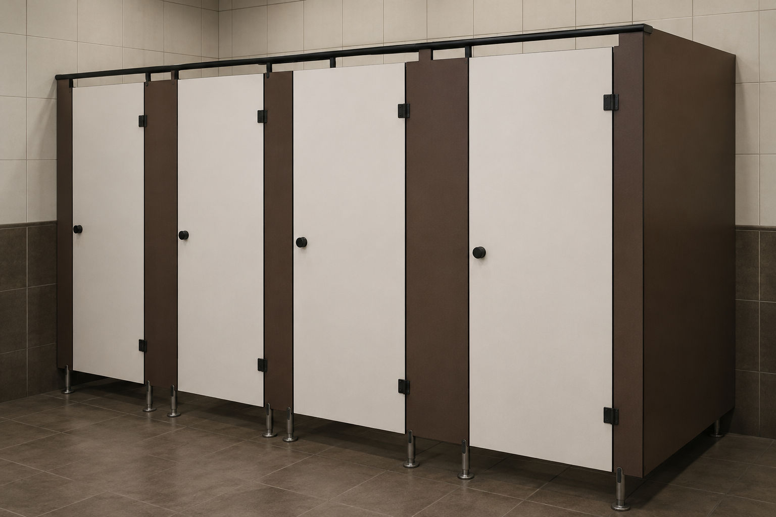 Public Restroom Partition